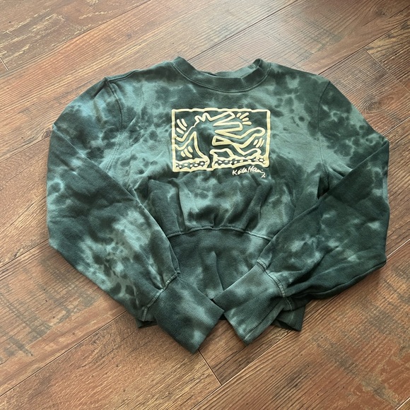 Keith harring Sweaters - Keith Haring Crop Top Sweatshirt